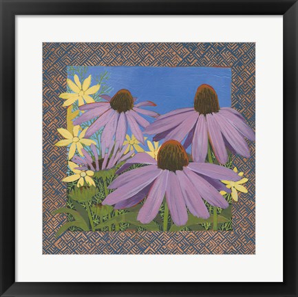 Framed Copper Zinnia Print