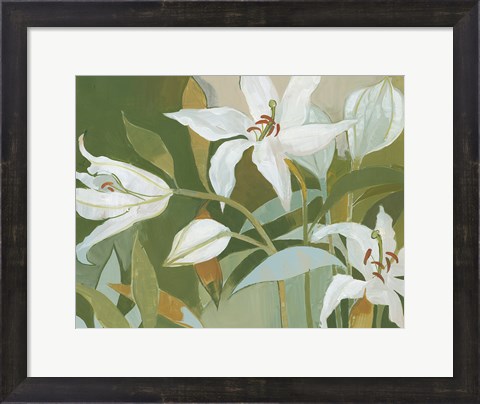 Framed Cut Flowers II Print