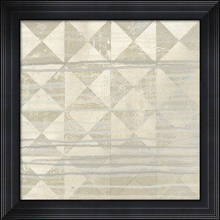 Framed Sea Background III Print