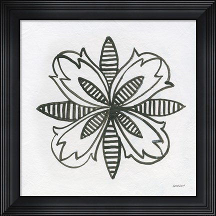 Framed Patterns of the Amazon Icon XVI Print