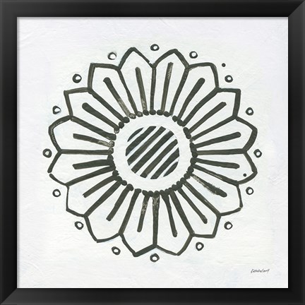 Framed Patterns of the Amazon Icon IX Print