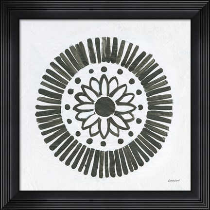 Framed Patterns of the Amazon Icon XI Print