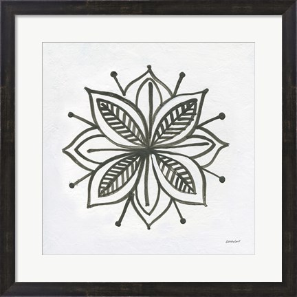 Framed Patterns of the Amazon Icon XIV Print