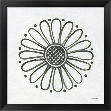 Framed Patterns of the Amazon Icon XV Print