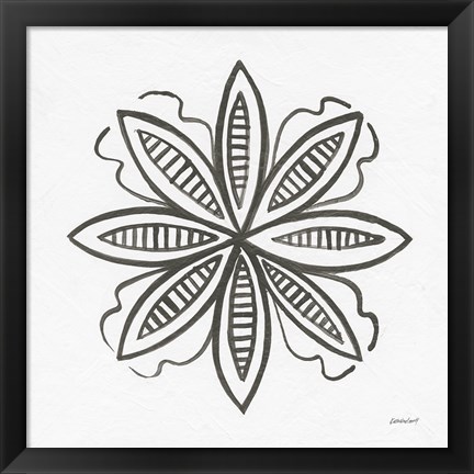 Framed Patterns of the Amazon Icon I Print