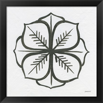 Framed Patterns of the Amazon Icon II Print