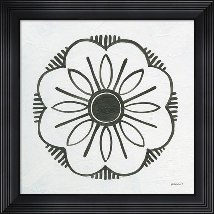 Framed Patterns of the Amazon Icon V Print