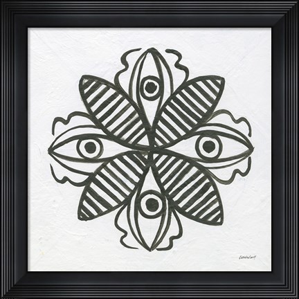 Framed Patterns of the Amazon Icon III Print