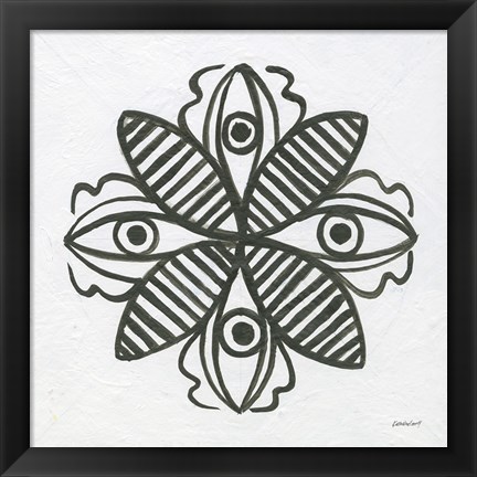 Framed Patterns of the Amazon Icon III Print