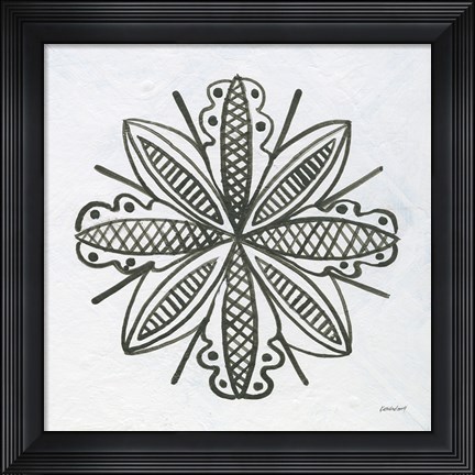 Framed Patterns of the Amazon Icon IV Print