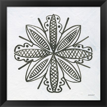 Framed Patterns of the Amazon Icon IV Print