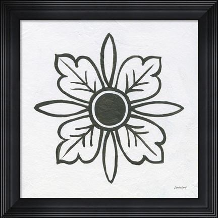 Framed Patterns of the Amazon Icon VIII Print