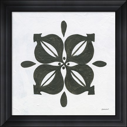 Framed Patterns of the Amazon Icon VI Print