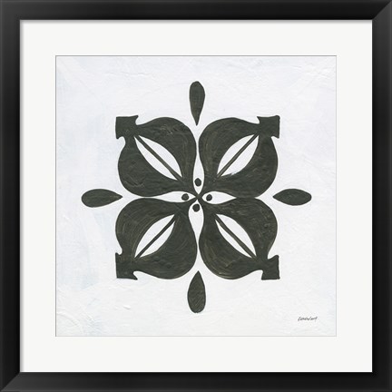 Framed Patterns of the Amazon Icon VI Print