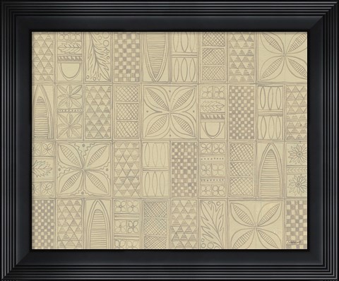 Framed Patterns of the Amazon II Print