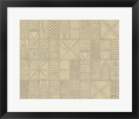 Framed Patterns of the Amazon II Print