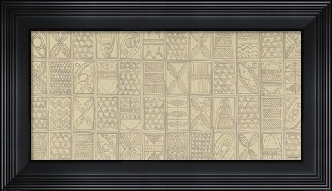 Framed Patterns of the Amazon I Print