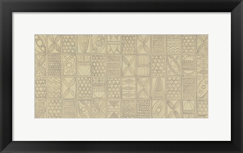 Framed Patterns of the Amazon I Print