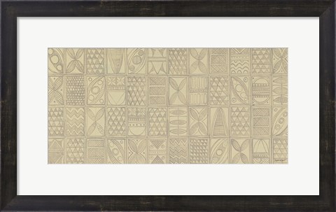 Framed Patterns of the Amazon I Print