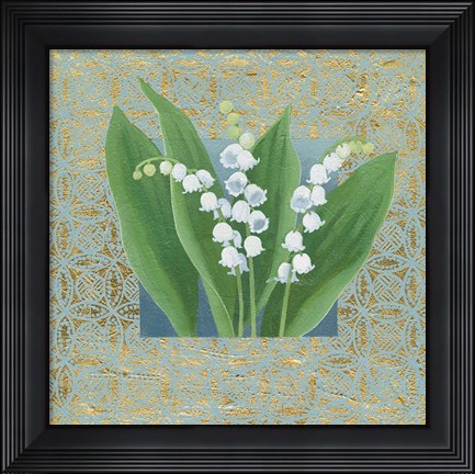Framed Lilies of the Valley III Print