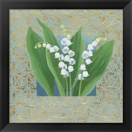 Framed Lilies of the Valley III Print