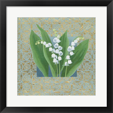 Framed Lilies of the Valley III Print