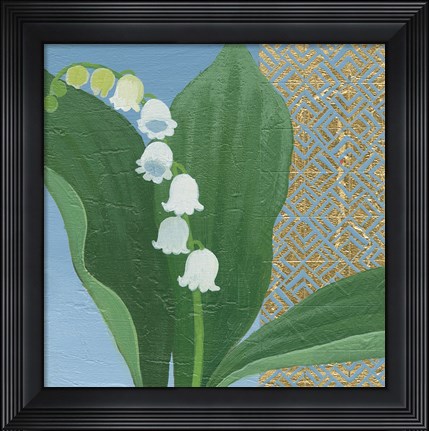 Framed Lilies of the Valley II Print