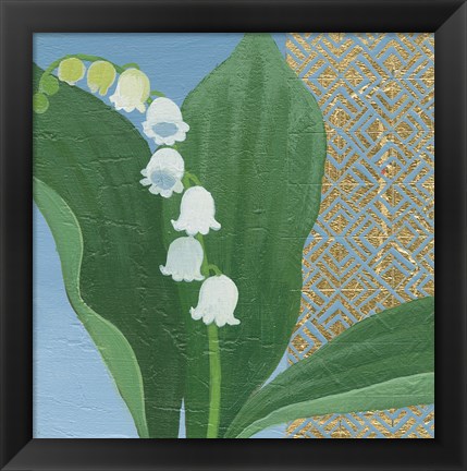 Framed Lilies of the Valley II Print