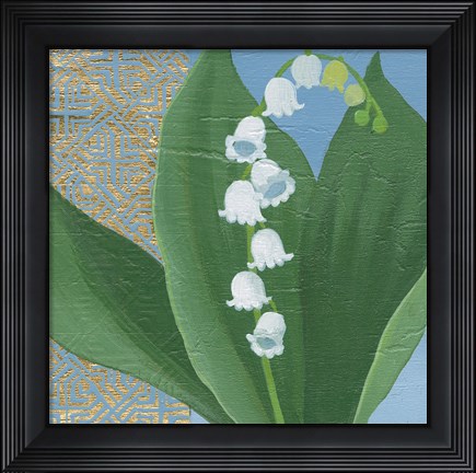 Framed Lilies of the Valley I Print