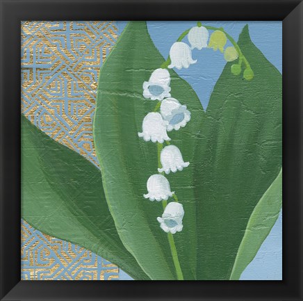 Framed Lilies of the Valley I Print