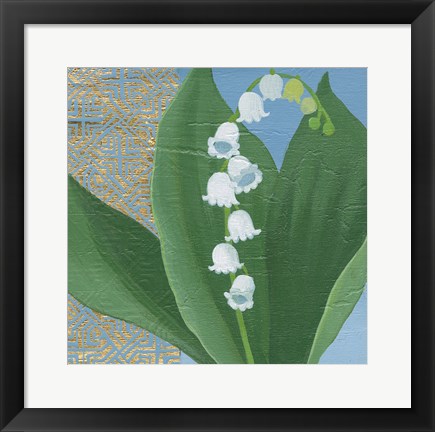 Framed Lilies of the Valley I Print