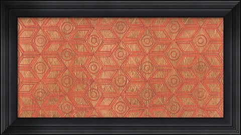 Framed Copper Pattern I Print