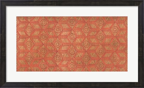 Framed Copper Pattern I Print