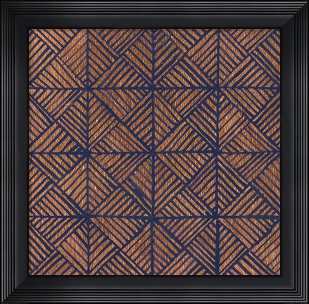 Framed Copper Pattern II Print