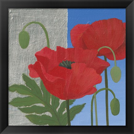 Framed More Poppies Print