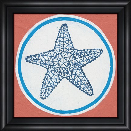 Framed Summer Shells IV Print