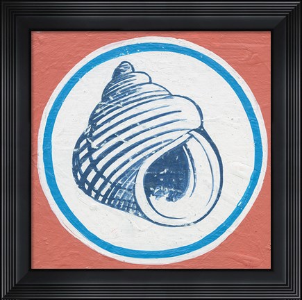 Framed Summer Shells III Print