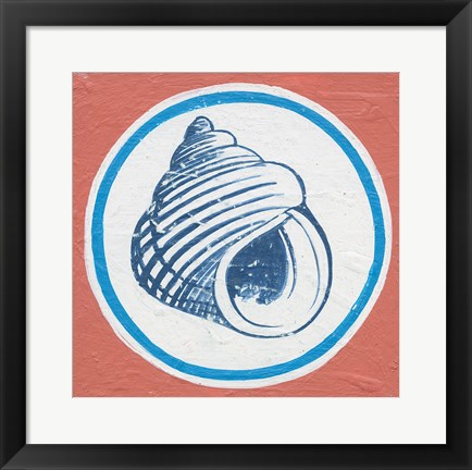 Framed Summer Shells III Print