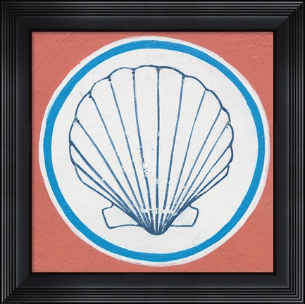 Framed Summer Shells II Print