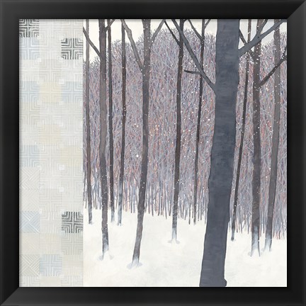 Framed Winters End Flurries Print