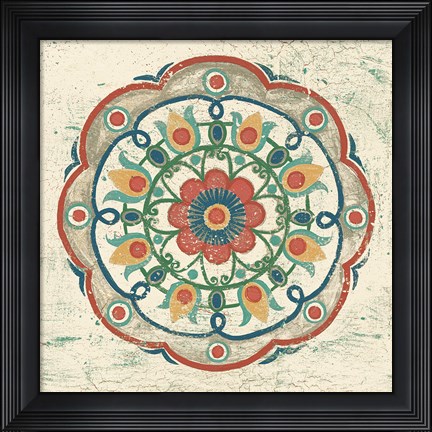 Framed Lakai Circle IV Neutral Print