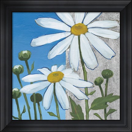 Framed Summer Garden I Silver Print