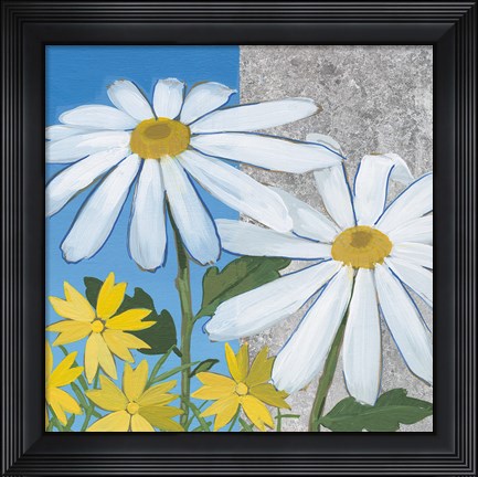 Framed Summer Garden II Silver Print