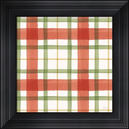 Framed Holiday Garden Pattern X Print