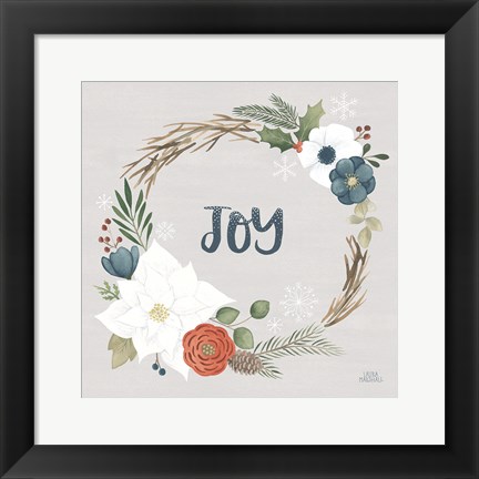 Framed Holiday Garden II Print