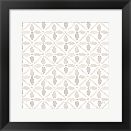 Framed Garden Getaway Pattern XIIB Print