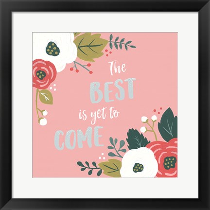 Framed Wildflower Daydreams VI The Best Print