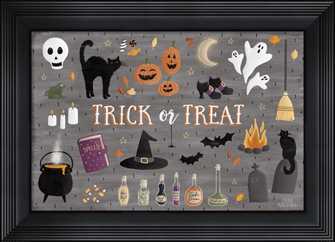 Framed Haunted Halloween III Print