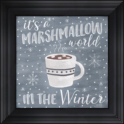 Framed Cozy Winter VII Print
