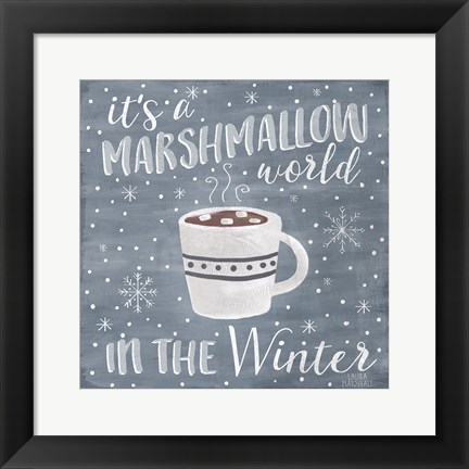 Framed Cozy Winter VII Print